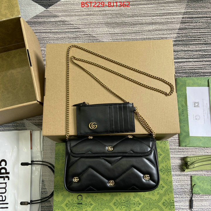Gucci Bags(TOP)-Marmont best quality replica ID: BJ1362 $: 229USD,