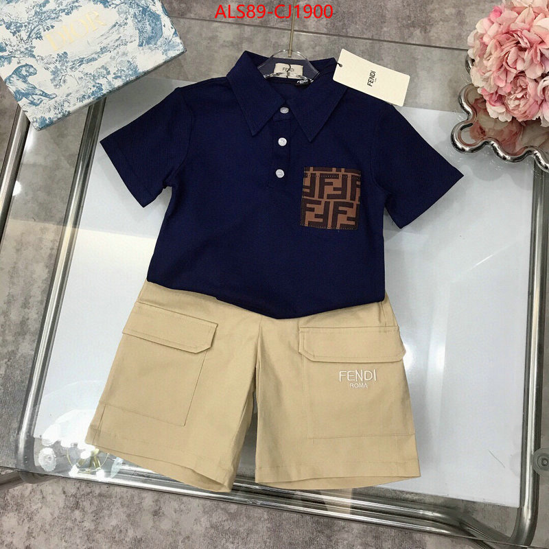 Kids clothing-Fendi top quality replica ID: CJ1900 $: 89USD