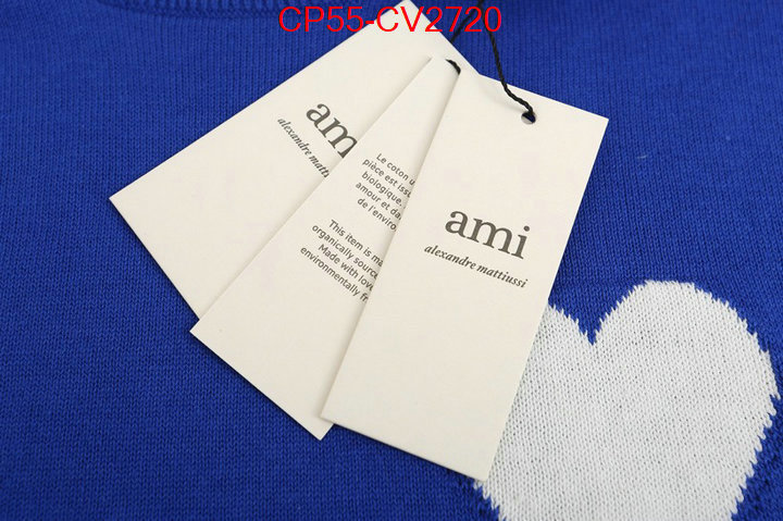 Clothing-AMI brand designer replica ID: CV2720 $: 55USD