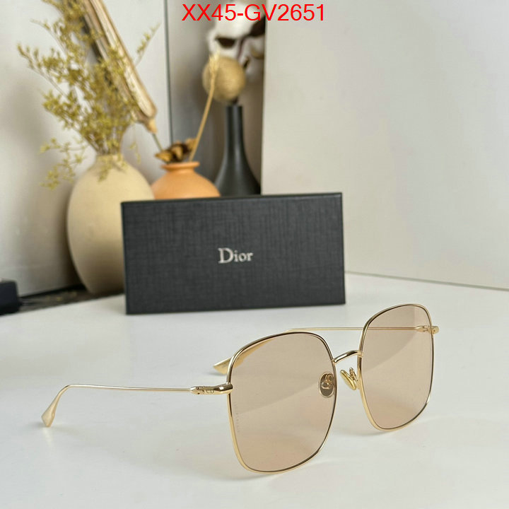 Glasses-Dior where quality designer replica ID: GV2651 $: 45USD