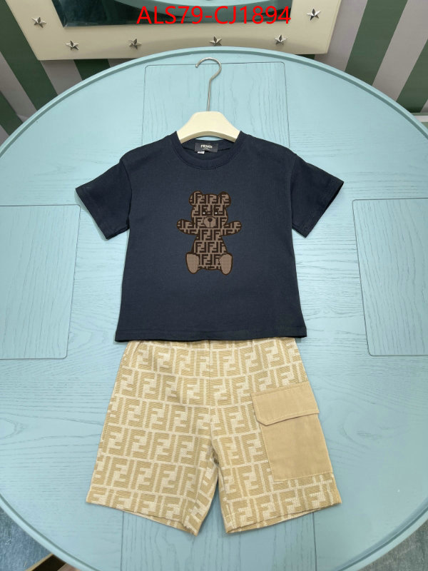 Kids clothing-Fendi designer 1:1 replica ID: CJ1894 $: 79USD