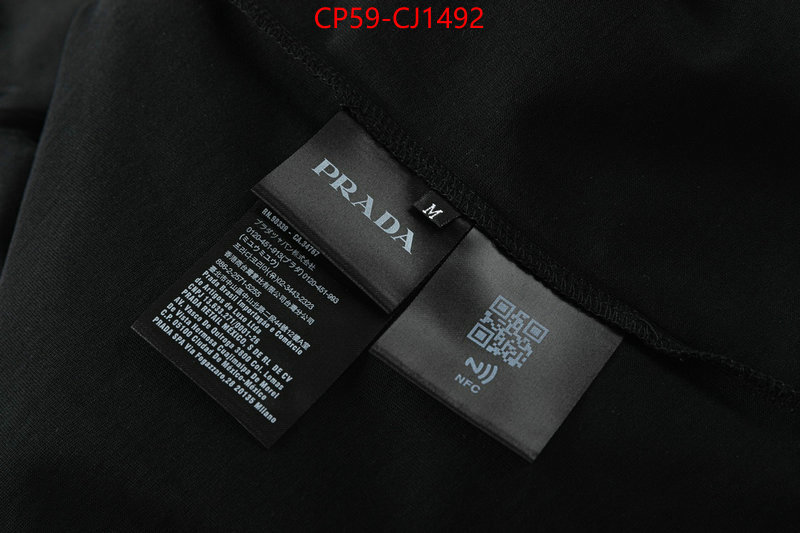 Clothing-Prada cheap replica designer ID: CJ1492 $: 59USD