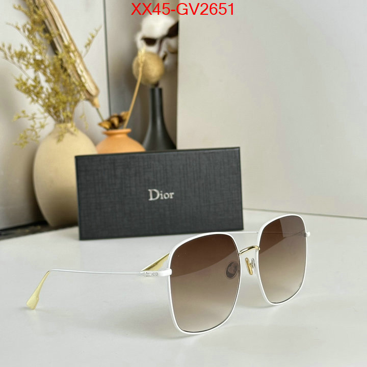 Glasses-Dior where quality designer replica ID: GV2651 $: 45USD