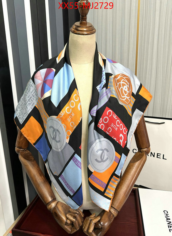 Scarf-Chanel high quality designer replica ID: MJ2729 $: 55USD