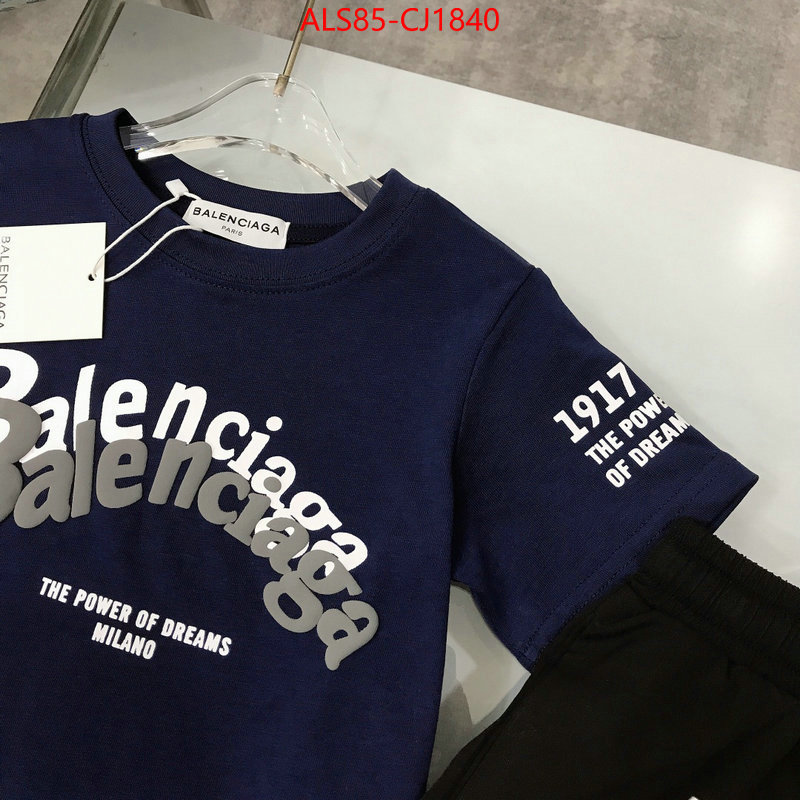 Kids clothing-Balenciaga replica 2024 perfect luxury ID: CJ1840 $: 85USD