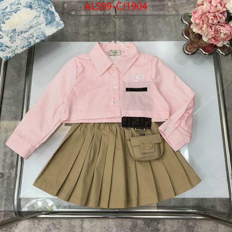 Kids clothing-Fendi 2024 replica wholesale cheap sales online ID: CJ1904 $: 99USD