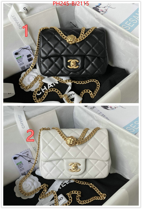 Chanel Bags(TOP)-Crossbody- top quality designer replica ID: BJ2115 $: 245USD,