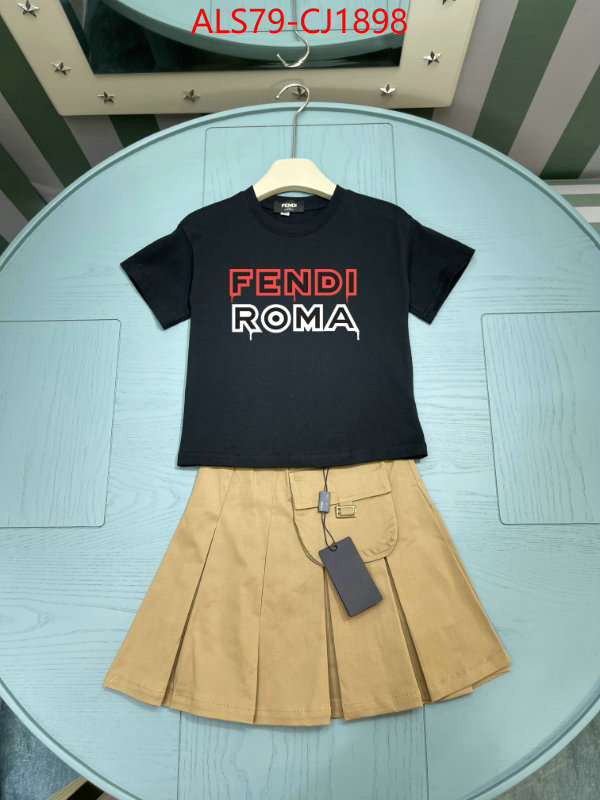 Kids clothing-Fendi 1:1 replica wholesale ID: CJ1898 $: 79USD