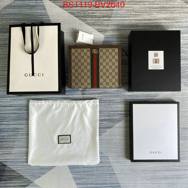 Gucci Bags(TOP)-Clutch- buy sell ID: BV2640 $: 119USD,