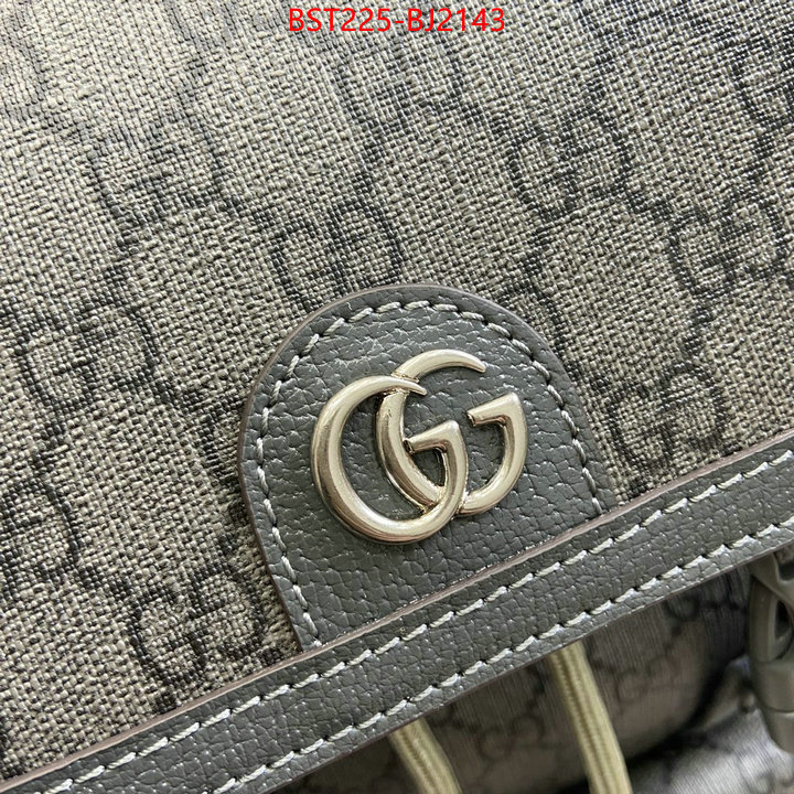 Gucci Bags(TOP)-Backpack- outlet 1:1 replica ID: BJ2143 $: 225USD,