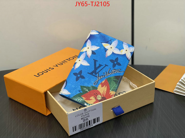 LV Bags(TOP)-Wallet sale outlet online ID: TJ2105 $: 65USD,