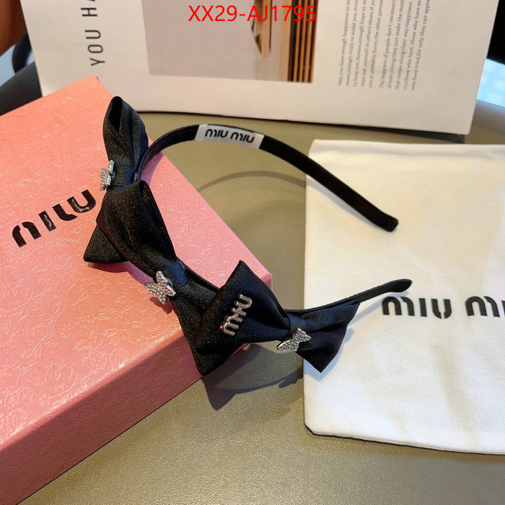 Hair band-MIU MIU what are the best replica ID: AJ1795 $: 29USD