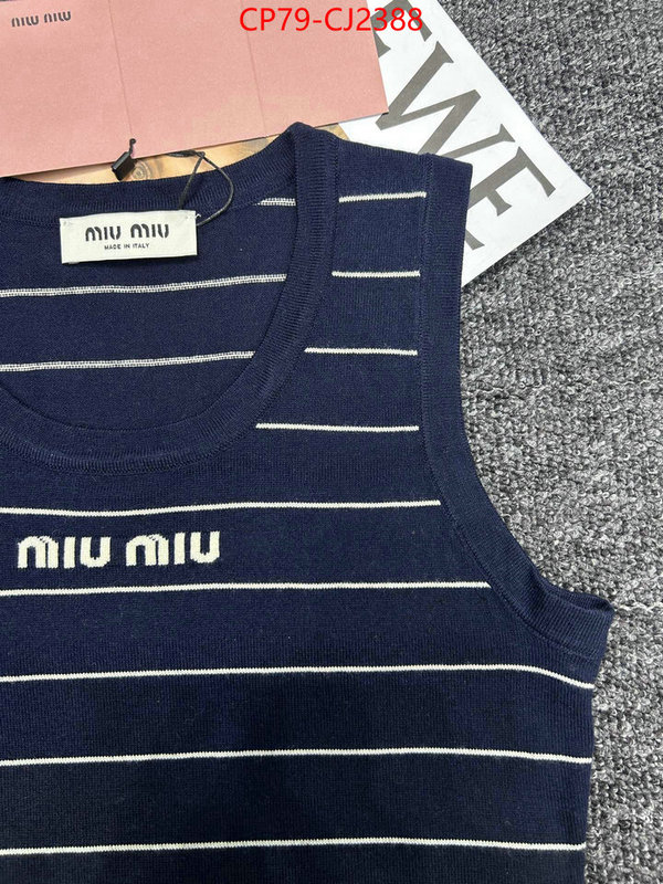 Clothing-MIU MIU online sales ID: CJ2388 $: 79USD