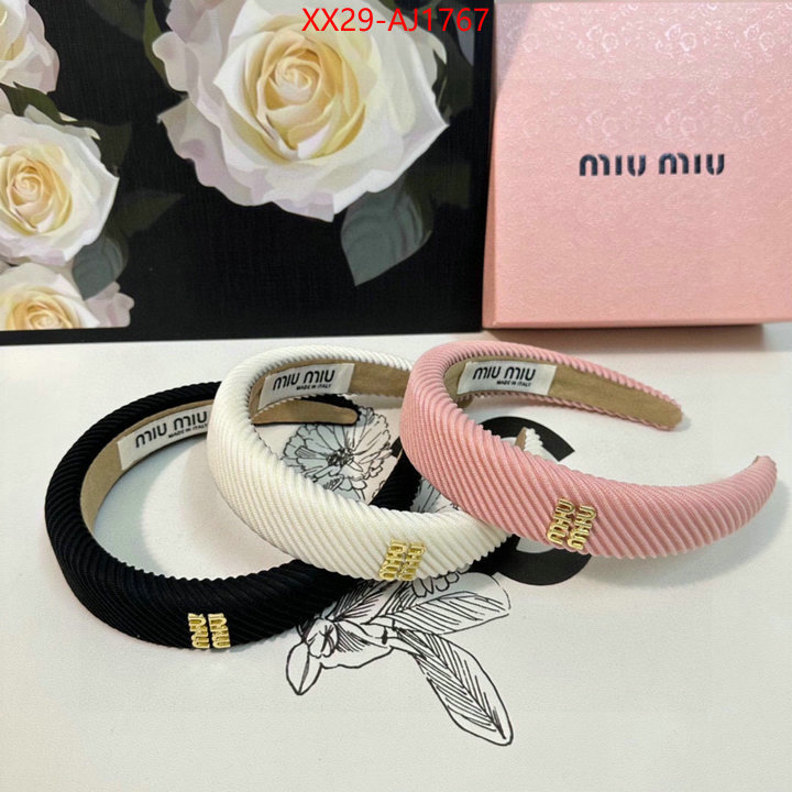 Hair band-MIU MIU replica 2024 perfect luxury ID: AJ1767 $: 29USD