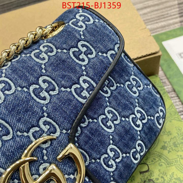 Gucci Bags(TOP)-Marmont 2024 replica wholesale cheap sales online ID: BJ1359 $: 215USD,