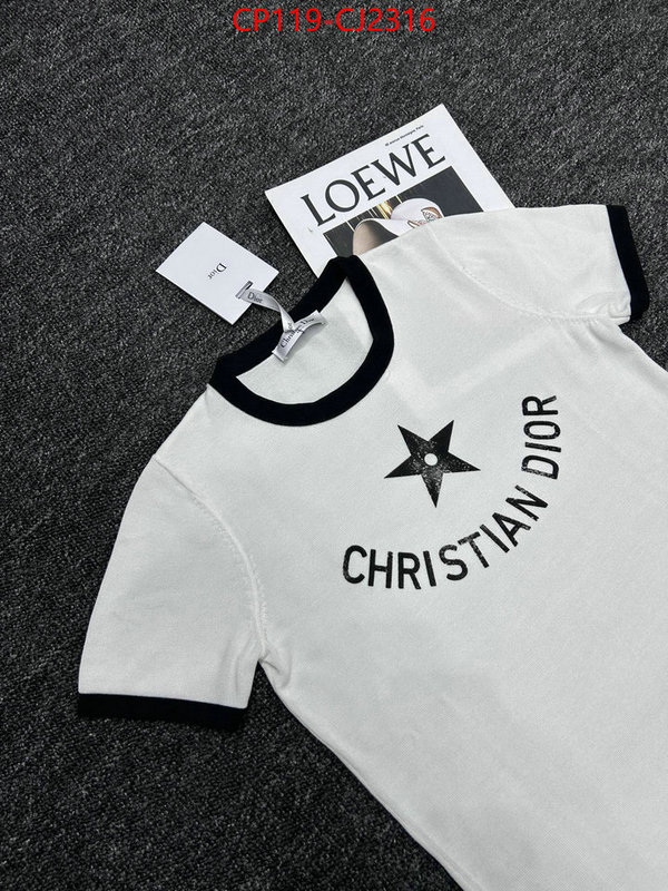 Clothing-Dior replica 1:1 high quality ID: CJ2316 $: 119USD