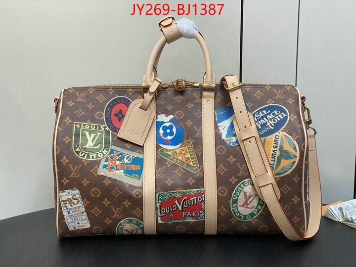 LV Bags(TOP)-Keepall BandouliRe 45-50- fashion replica ID: BJ1387 $: 269USD,