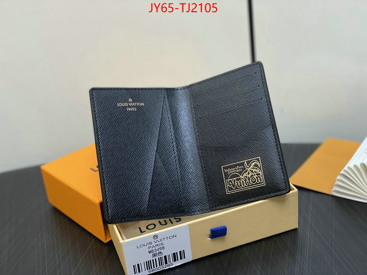 LV Bags(TOP)-Wallet sale outlet online ID: TJ2105 $: 65USD,