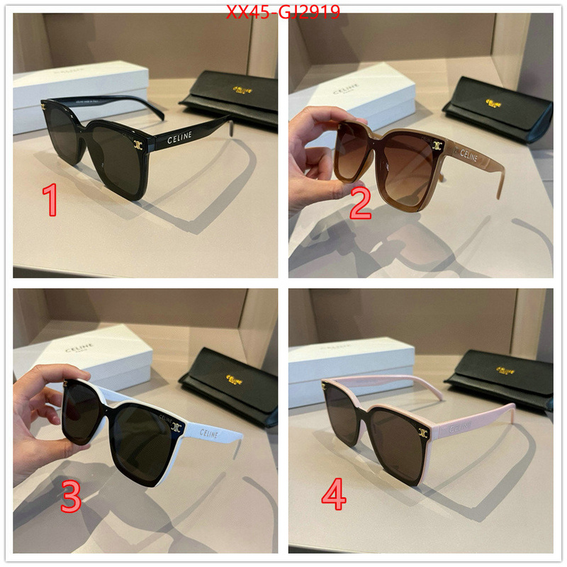 Glasses-CELINE fake designer ID: GJ2919 $: 45USD