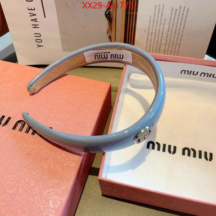 Hair band-MIU MIU find replica ID: AJ1776 $: 29USD