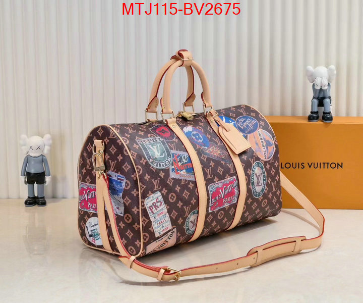 LV Bags(4A)-Keepall BandouliRe 45-50- sell high quality ID: BV2675 $: 115USD,