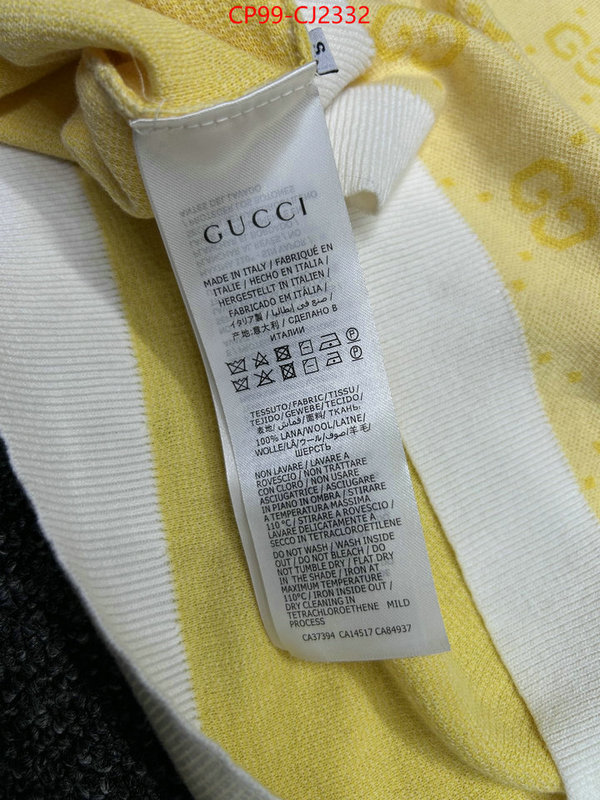 Clothing-Gucci designer 7 star replica ID: CJ2332 $: 99USD