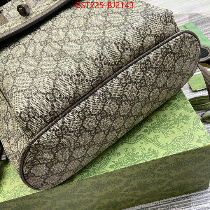 Gucci Bags(TOP)-Backpack- outlet 1:1 replica ID: BJ2143 $: 225USD,