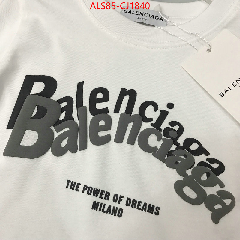 Kids clothing-Balenciaga replica 2024 perfect luxury ID: CJ1840 $: 85USD