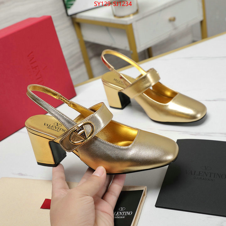 Women Shoes-Valentino replica shop ID: SJ1234 $: 129USD