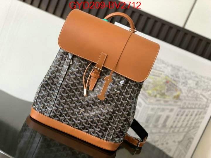 Goyard Bags(TOP)-Backpack- replica us ID: BV2712 $: 209USD,