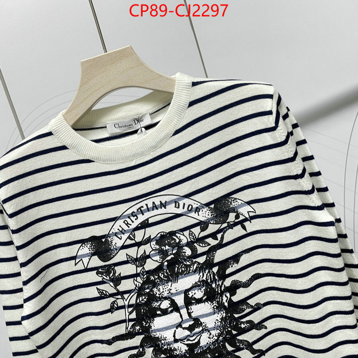 Clothing-Dior the highest quality fake ID: CJ2297 $: 89USD