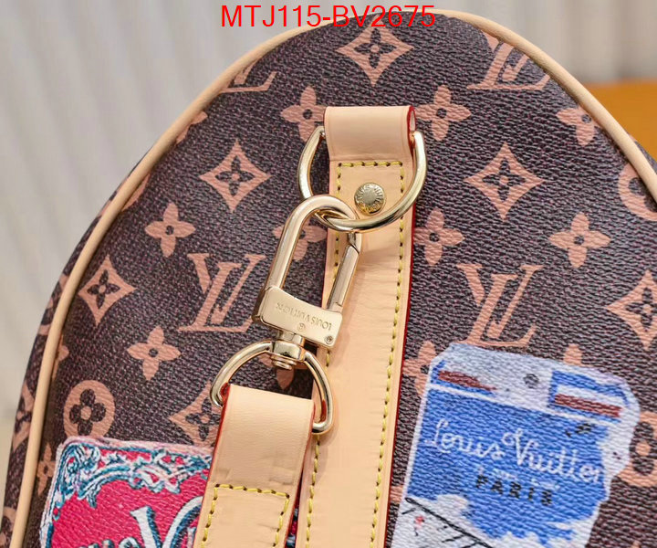 LV Bags(4A)-Keepall BandouliRe 45-50- sell high quality ID: BV2675 $: 115USD,