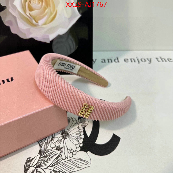 Hair band-MIU MIU replica 2024 perfect luxury ID: AJ1767 $: 29USD