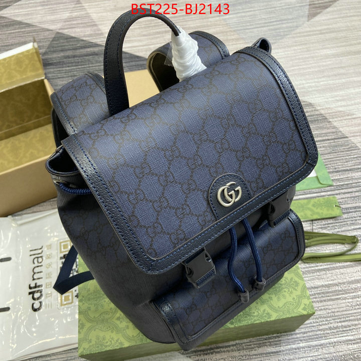 Gucci Bags(TOP)-Backpack- outlet 1:1 replica ID: BJ2143 $: 225USD,