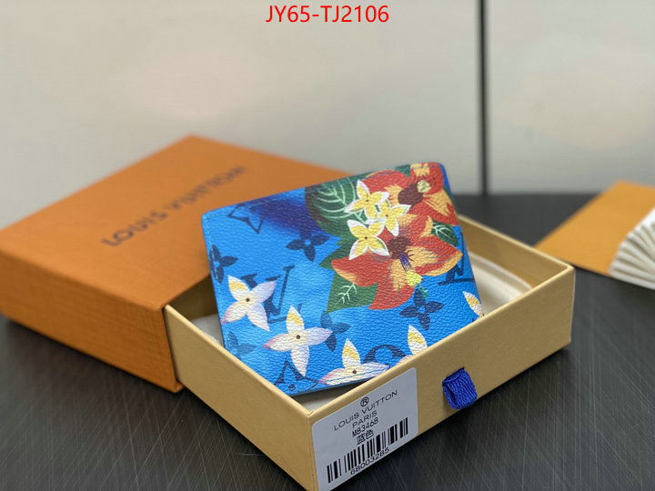 LV Bags(TOP)-Wallet best replica 1:1 ID: TJ2106 $: 65USD,