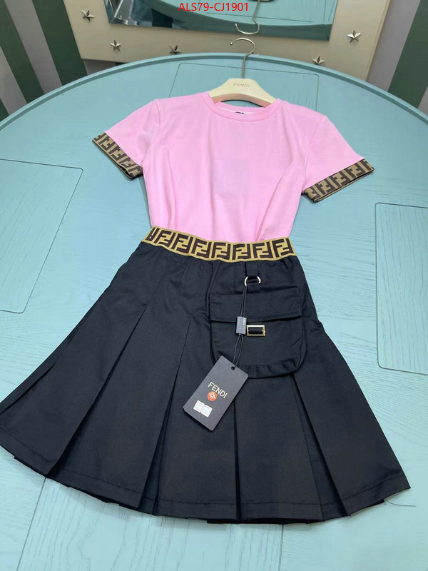 Kids clothing-Fendi wholesale 2024 replica ID: CJ1901 $: 79USD