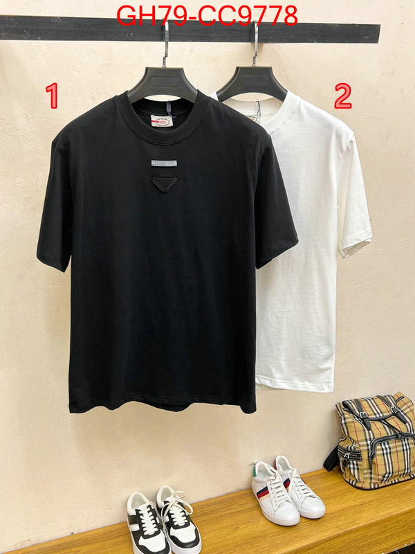 Clothing-Prada buy 1:1 ID: CC9778 $: 79USD