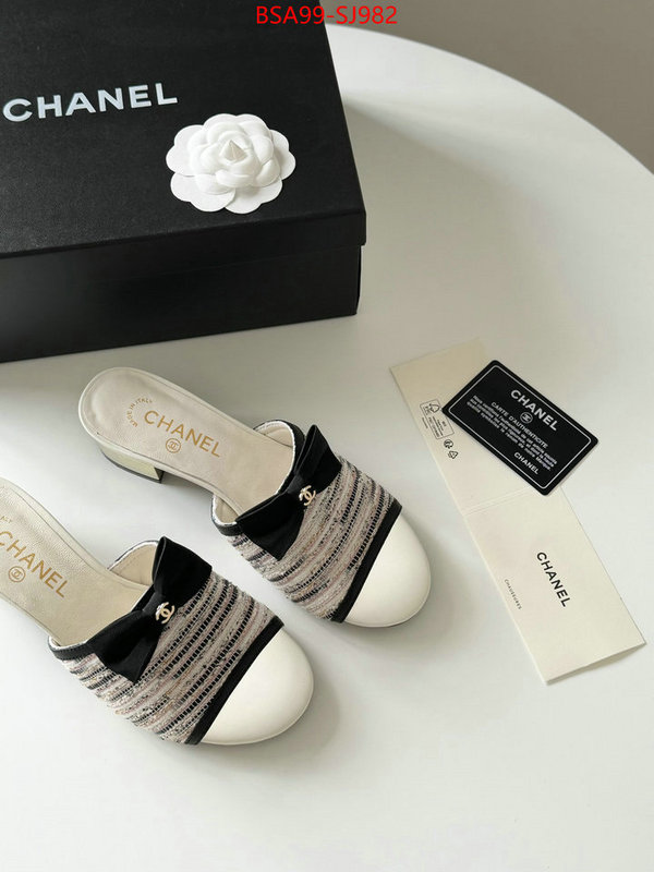 Women Shoes-Chanel high-end designer ID: SJ982 $: 99USD