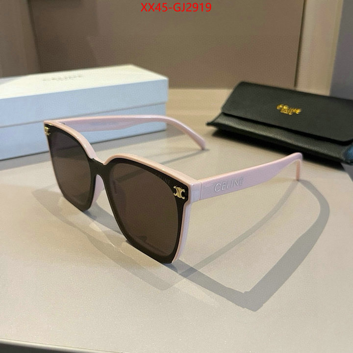 Glasses-CELINE fake designer ID: GJ2919 $: 45USD