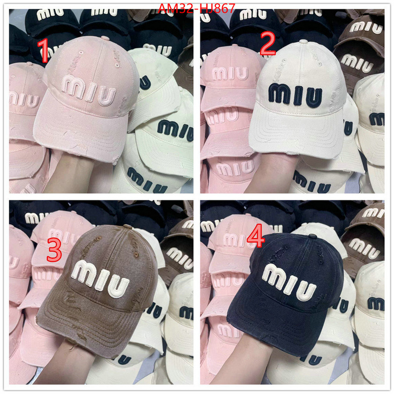 Cap(Hat)-Miu Miu aaaaa+ class replica ID: HJ867 $: 32USD