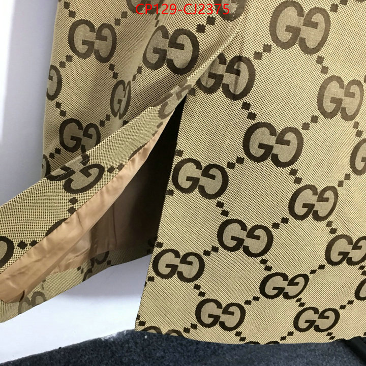 Clothing-Gucci can i buy replica ID: CJ2375 $: 129USD