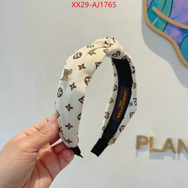 Hair band-LV wholesale imitation designer replicas ID: AJ1765 $: 29USD