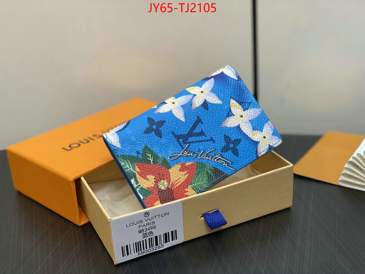 LV Bags(TOP)-Wallet sale outlet online ID: TJ2105 $: 65USD,