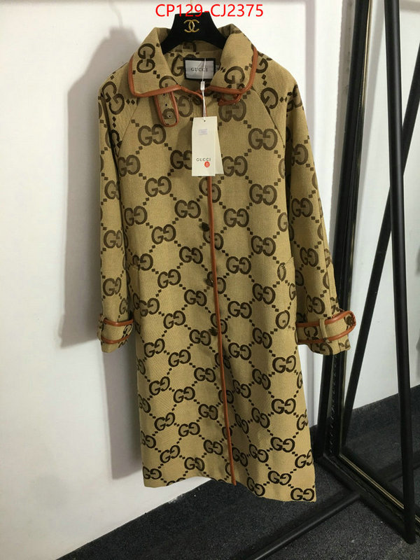 Clothing-Gucci can i buy replica ID: CJ2375 $: 129USD