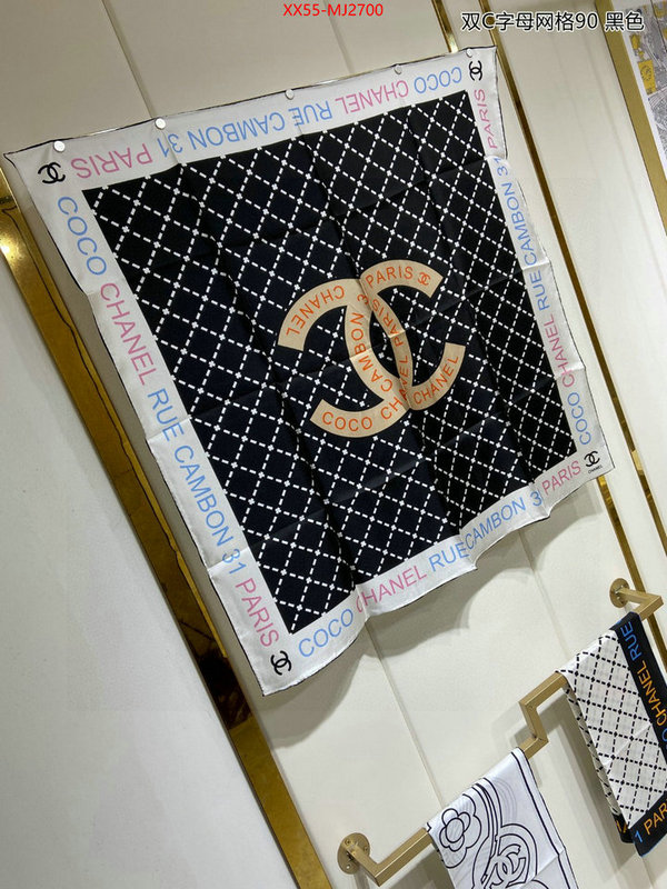 Scarf-Chanel brand designer replica ID: MJ2700 $: 55USD