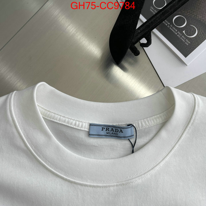 Clothing-Prada what's the best place to buy replica ID: CC9784 $: 75USD