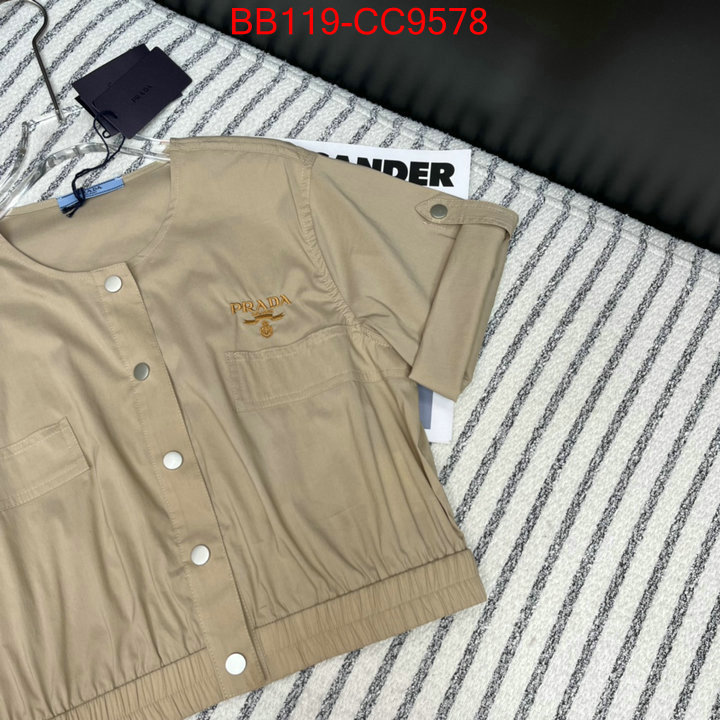 Clothing-Prada best site for replica ID: CC9578 $: 119USD