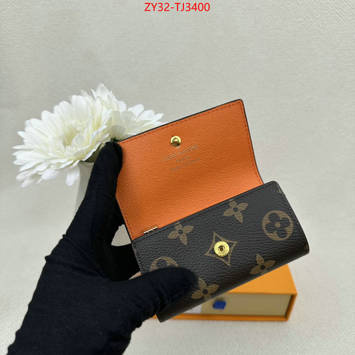 LV Bags(4A)-Wallet what ID: TJ3400 $: 32USD,