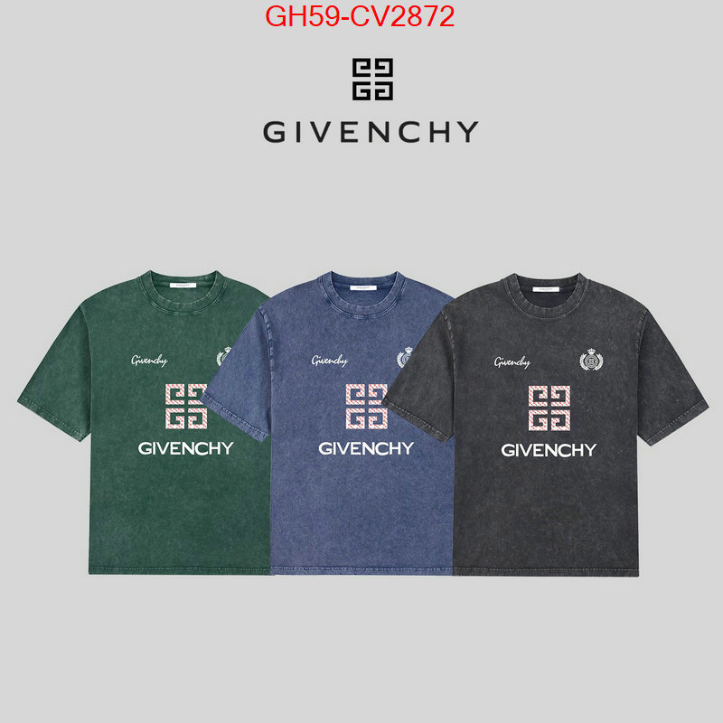 Clothing-Givenchy luxury cheap ID: CV2872 $: 59USD