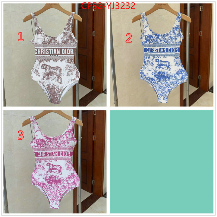 Swimsuit-Dior high quality designer ID: YJ3232 $: 52USD